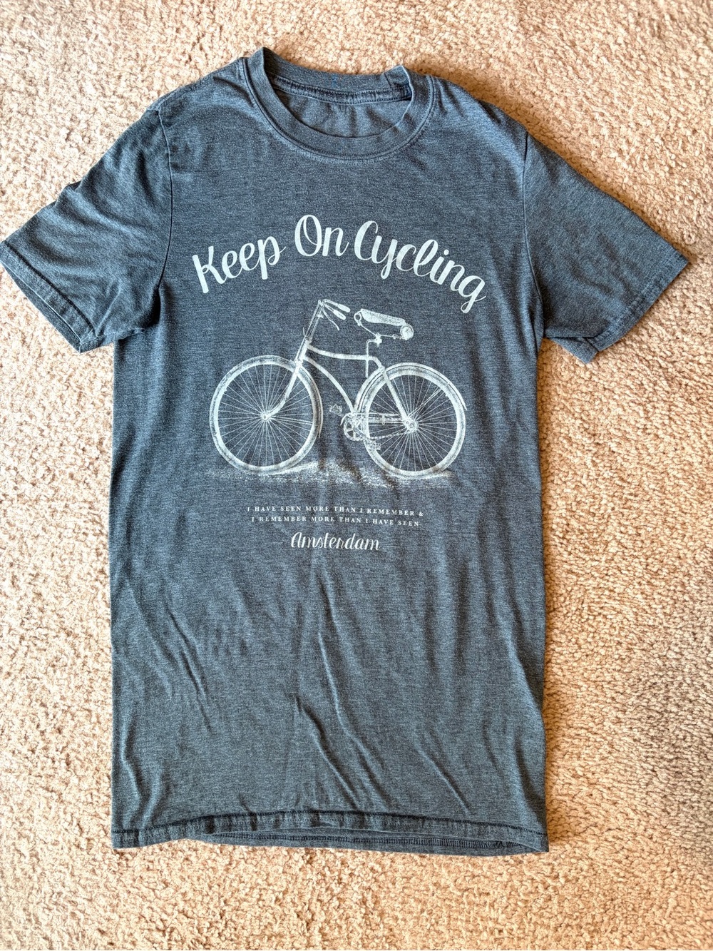Keep On Cycling T Shirt from Amsterdam